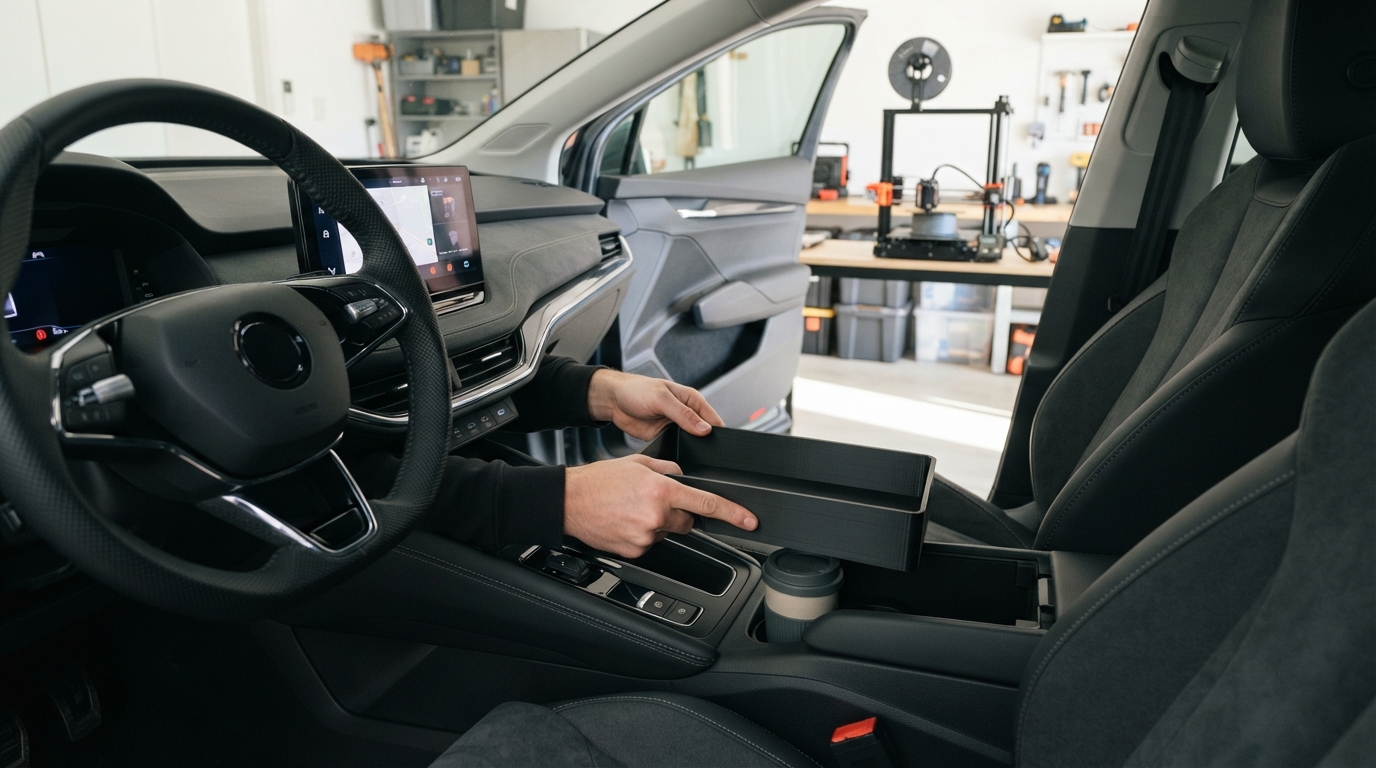 Škoda offre des accessoires à imprimer en 3D pour ses modèles récents comme anciens 1 découvrez les accessoires škoda à imprimer en 3d, conçus pour équiper et personnaliser les modèles récents comme les véhicules anciens.