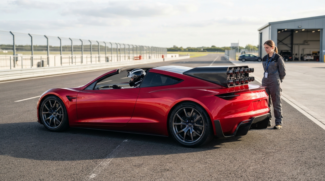 Tesla Roadster Rocket : dix propulseurs pour décoller, mais pas pour rouler sur route 1 le tesla roadster rocket promet dix propulseurs pour décoller. découvrez ce que cache ce projet spectaculaire et pourquoi il n’est pas destiné à rouler sur route.