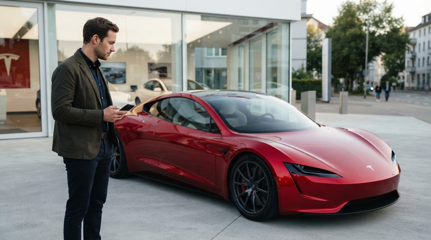 Tesla Roadster : réserver la sportive électrique peut coûter jusqu’à 250 000 €, sans prix final ni livraison garantie 1 réserver la tesla roadster peut coûter jusqu’à 250 000 €, alors que son prix définitif et sa date de livraison ne sont pas garantis.